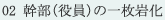 02 幹部（役員）の一枚岩化